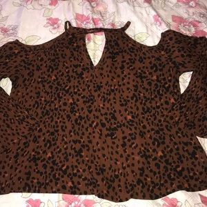 Mossimo XL animal print top.